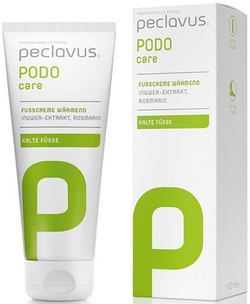 peclavus® PODOcare rozgrzewający krem do stóp imbirowo-rozmarynowy, 100 ml