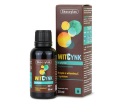 SKOCZYLAS WitCynk w płynie - Witamina C, Cynk, 30 ml