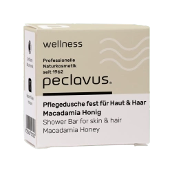 peclavus wellness Kostka myjąca do ciała i włosów Macadamia i Miód 30 g