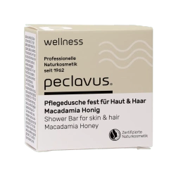 peclavus wellness Kostka myjąca do ciała i włosów Macadamia i Miód 80 g