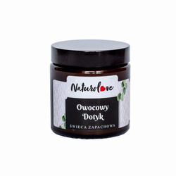 NATUROLOVE Świeca sojowa OWOCOWY DOTYK, 120 ml