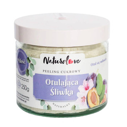 NATUROLOVE Cukrowy peeling do ciała OTULAJĄCA ŚLIWKA, 250 g