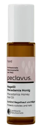 peclavus hand oliwka ochronna do paznokci orzechy makadamia i miód 10 ml