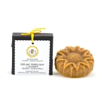 MIODOWA MYDLARNIA Mydło naturalne z jedwabiem, miodem i glinką białą PEELING MORELOWY, 85g