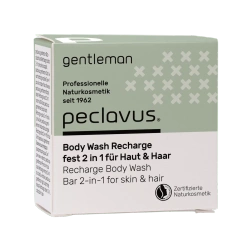 peclavus® gentleman Kostka myjąca 2 w 1 z aloesem i olejem kokosowym 80 g