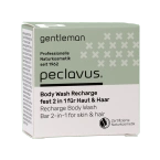 peclavus® gentleman Kostka myjąca 2 w 1 z aloesem i olejem kokosowym 80 g