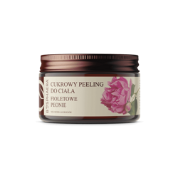 BOSPHAERA Peeling do ciała FIOLETOWE PEONIE, 200 g