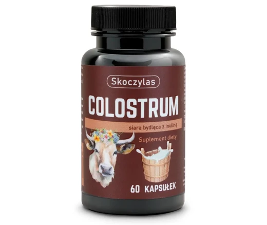 Colostrum siara bydlęca z inuliną, 60 kapsułek