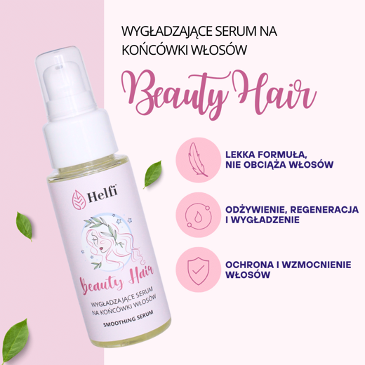 HELFI Serum na końcówki BEAUTY HAIR, 50 ml