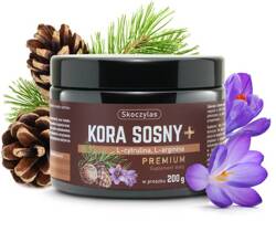 Kora sosny + L-cytrulina + L-arginina PREMIUM, 200 g, (na dobre krążenie krwi, potencja)