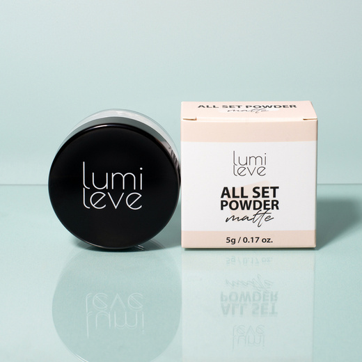 LUMILEVE Puder matowy ALL SET MATTE POWDER, 5g