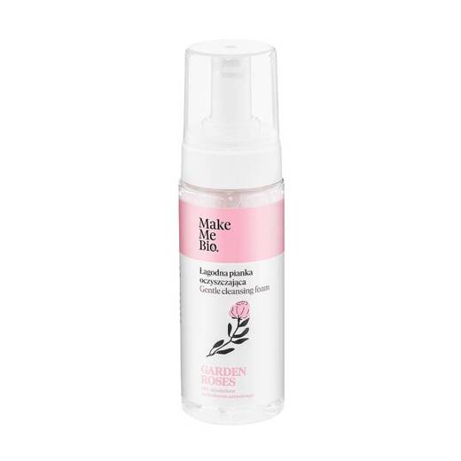 MAKE ME BIO Łagodna pianka oczyszczająca GARDEN ROSES, 160 ml