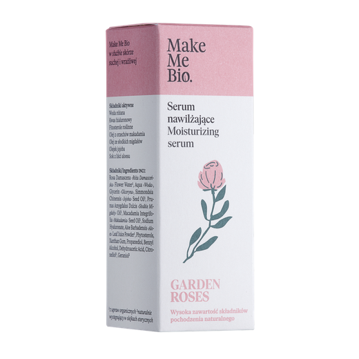 MAKE ME BIO Serum nawilżające GARDEN ROSES, 15 ml