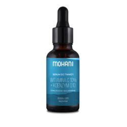 MOHANI Odmładzająco-rozjaśniające serum do twarzy z wit. C 10% i koenzymem Q10, 30 ml