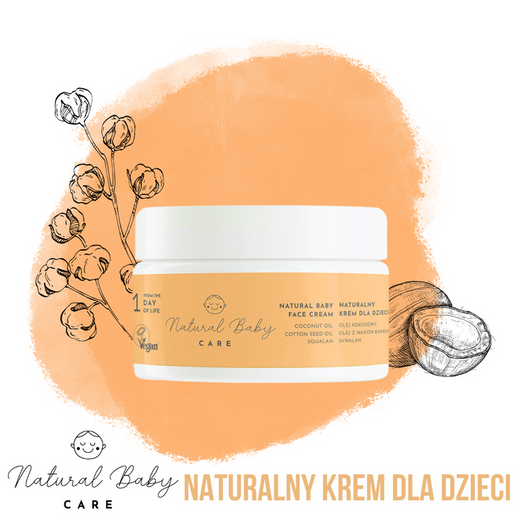 NATURAL BABY CARE Krem do twarzy dla dzieci, 50 ml