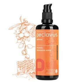 peclavus® wellness olejek pielęgnacyjny orzechy makadamia i miód, 100 ml